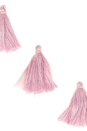 Pompons imitation coton 26-30 mm Mauve x10 Più Venduto