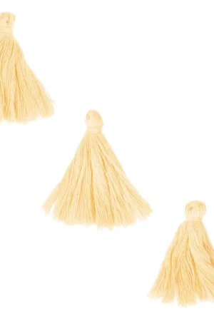 Offerta Del Giorno Pompons imitation coton 26-30 mm Jaune Clair x10