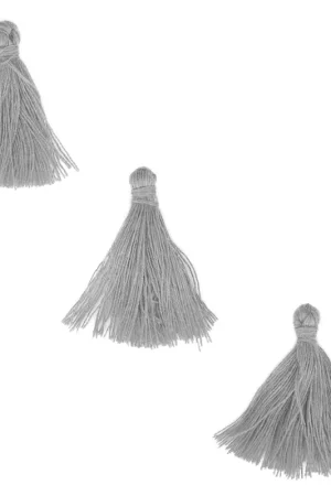 Pompons imitation coton 26-30 mm Gris x10 Ultima Occasione