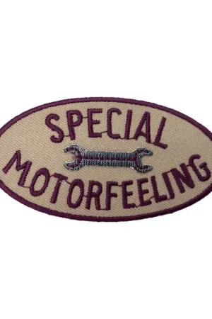 Miglior Prezzo Applicazione Termoadesiva SPECIAL Motorfeeling Forma Ovale 5,5 × 4,5 cm