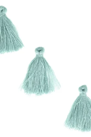 Pompons imitation coton 26-30 mm Light Teal x10 Ultime Pezzi