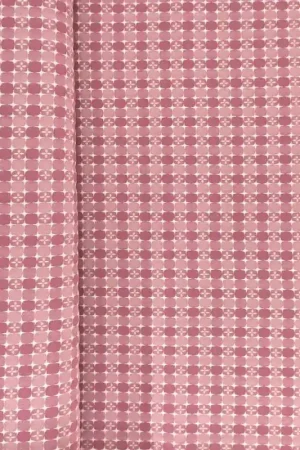 Promozione Tessuto Giapponese 100% Cotone Tinto in Filo - Mattone