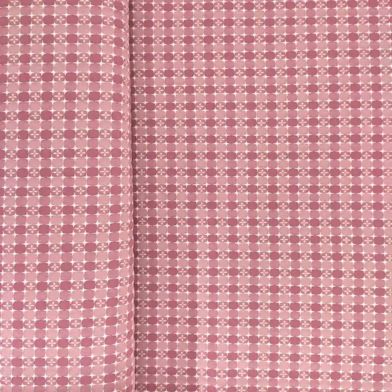 Promozione Tessuto Giapponese 100% Cotone Tinto in Filo - Mattone