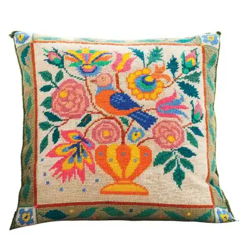 Kit cuscino canovacci - Uccelli e fiorivvv - Erhman Spedizione Espresso