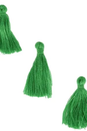 Pompons imitation coton 26-30 mm Vert foncé x10 Reso Gratuito