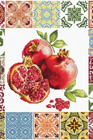 Di Tendenza kit ricamo a punto croce - Granate - Luca-S