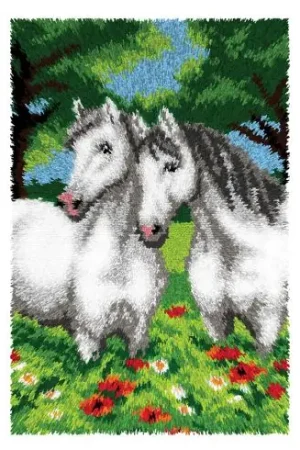 Kit tappeto a punto smirne - Cavalli - Orchidéa Ultima Occasione