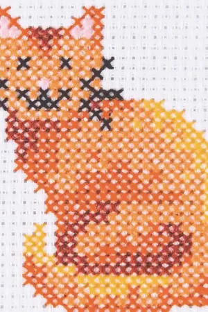 Professionale Anchor 1st Kit di Punto Croce - Gatto