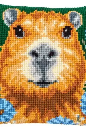 Prezzo Scontato Kit cuscino fori grossi - Capibara - Vervaco