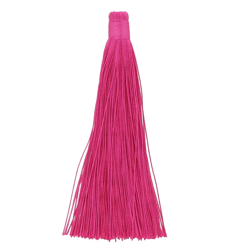 Grand Pompon textile sans attache 120 mm pour déco ou bijoux Fuchsia Offerta Limitata