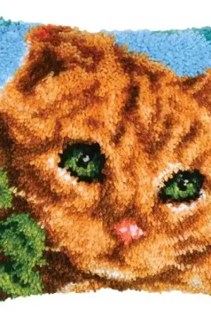 kit cuscini punto smirne - Gatto in el albero - Vervaco Spedito Oggi