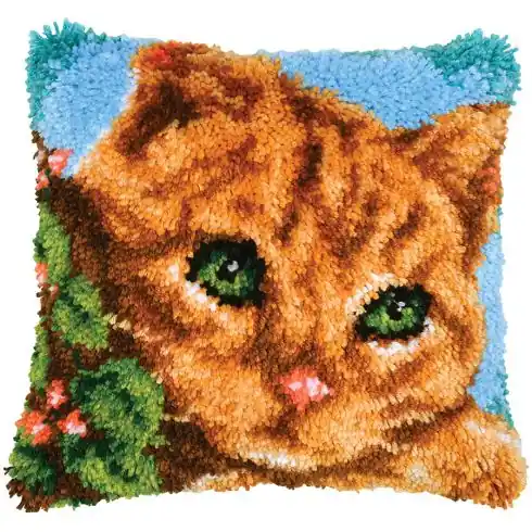 kit cuscini punto smirne - Gatto in el albero - Vervaco Spedito Oggi