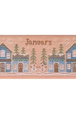 Ultima Occasione Foglio di punto croce - Janvier - Cottage Garden Samplings