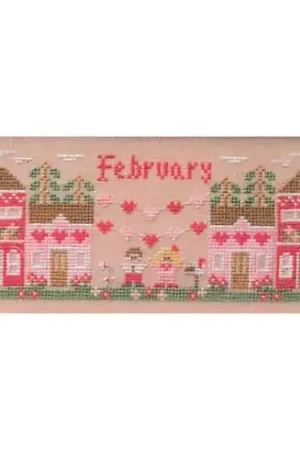 Foglio di punto croce - Février - Cottage Garden Samplings Popolare