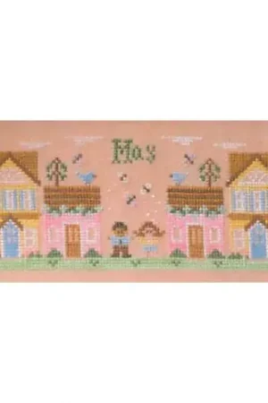 A Buon Prezzo Foglio di punto croce - Mai - Cottage Garden Samplings