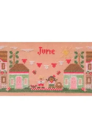 Prezzo Scontato Foglio di punto croce - Juin - Cottage Garden Samplings
