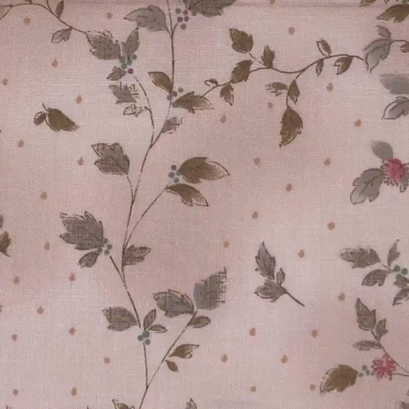 Handworks, Tessuto Rosa con Rami e Piccoli Fiori Rosa Prezzo Conveniente