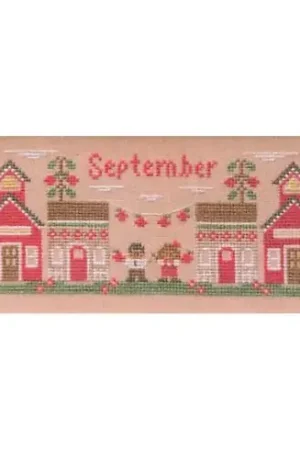 Foglio di punto croce - Septembre - Cottage Garden Samplings Offerta Speciale