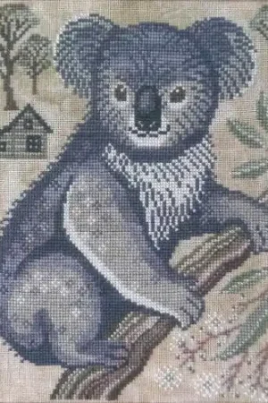 Occasione Imperdibile Foglio di punto croce - Il koala - Cottage Garden Samplings