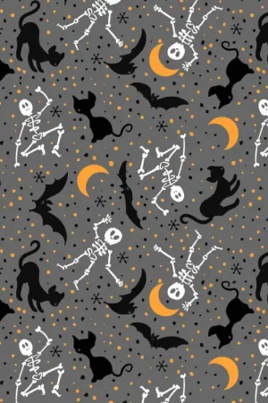 Consegna Rapida Tessuto in cotone - Notte di Halloween