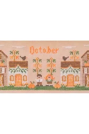 Foglio di punto croce - Octobre - Cottage Garden Samplings Miglior Prezzo