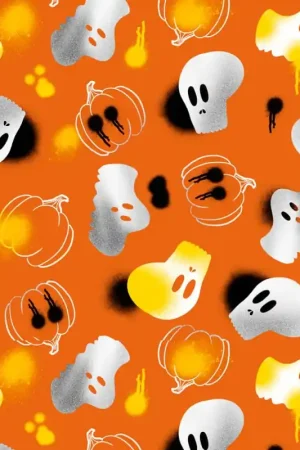 Tessuto in cotone - Fantasmi Scelto Dai Clienti