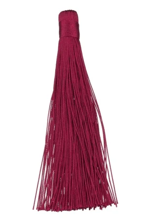 Promozione Esclusiva Grand Pompon textile sans attache 120 mm pour déco ou bijoux Bordeaux