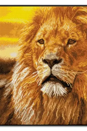 Di Tendenza Kit Diamond Painting - Lord of the Serengeti - Diamond Dotz