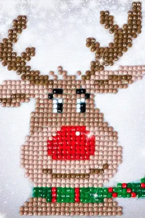 Kit Diamond Painting - Renna di Natale - Diamond Dotz Prezzo Conveniente