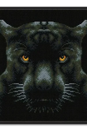 Più Venduto Kit Diamond Painting - Pantera nera - Diamond Dotz