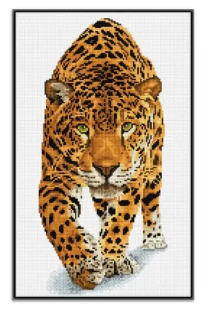 Pagamento Sicuro Kit Diamond Painting - Leopardo a caccia - Diamond Dotz