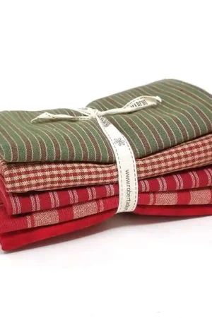 Miglior Prezzo Bundle Christmas Love, Pacchetto 5 tessuti 55x45 cm