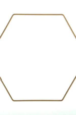 Anello di metallo esagonale 20 cm - Trimits Promo Stagionale