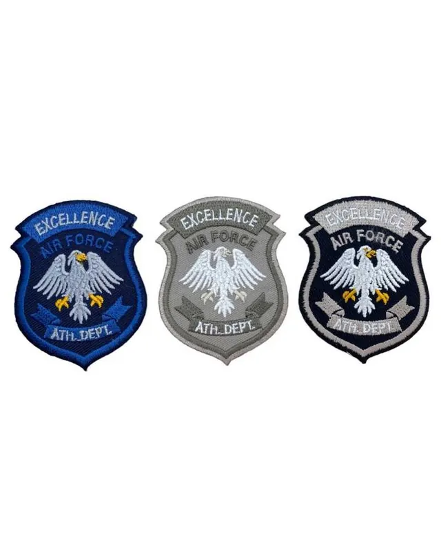 Ordina Subito Applicazione Stemma Termoadesiva Ricamo Excellence Air Force Patch Aquila 7x5,5 Cm