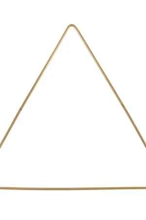 Anello di metallo triangolare 20 cm - Trimits Compra Adesso
