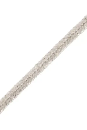 Soutache brillante fabrication italienne 3.5 mm Ivoire / Doré x1m Prezzo Scontato