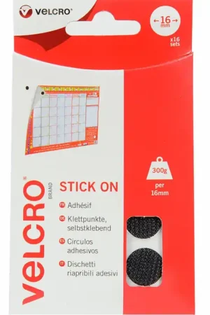 Dischetti riapribili adesivi circolari Velcro 16 mm Miglior Prezzo