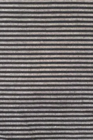 Spedizione Espresso Tessuto Tinto in filo a Righe Nero e Grigio