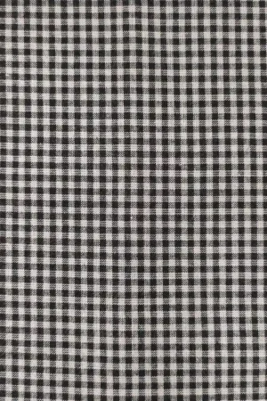 Ultimissimo Modello Tessuto Tinto in filo a Quadretti Bianco e Nero