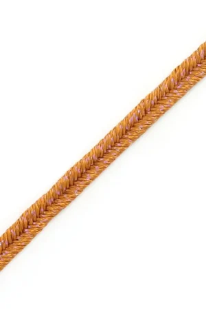 Soutache Moonlight fabrication italienne 3.5 mm Terracotta / Violet x1m Pagamento Sicuro