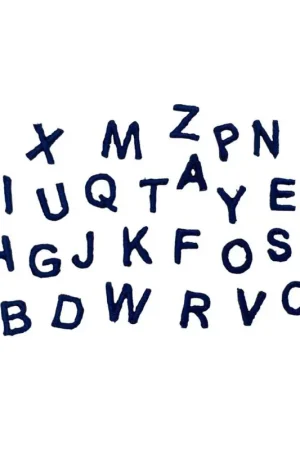 Vendita Finale Applicazione Termoadesiva Lettera Iniziali Mini Stampatello Ricamo Polsini Alfabeto Piccolo Blu Alto 9 Mm