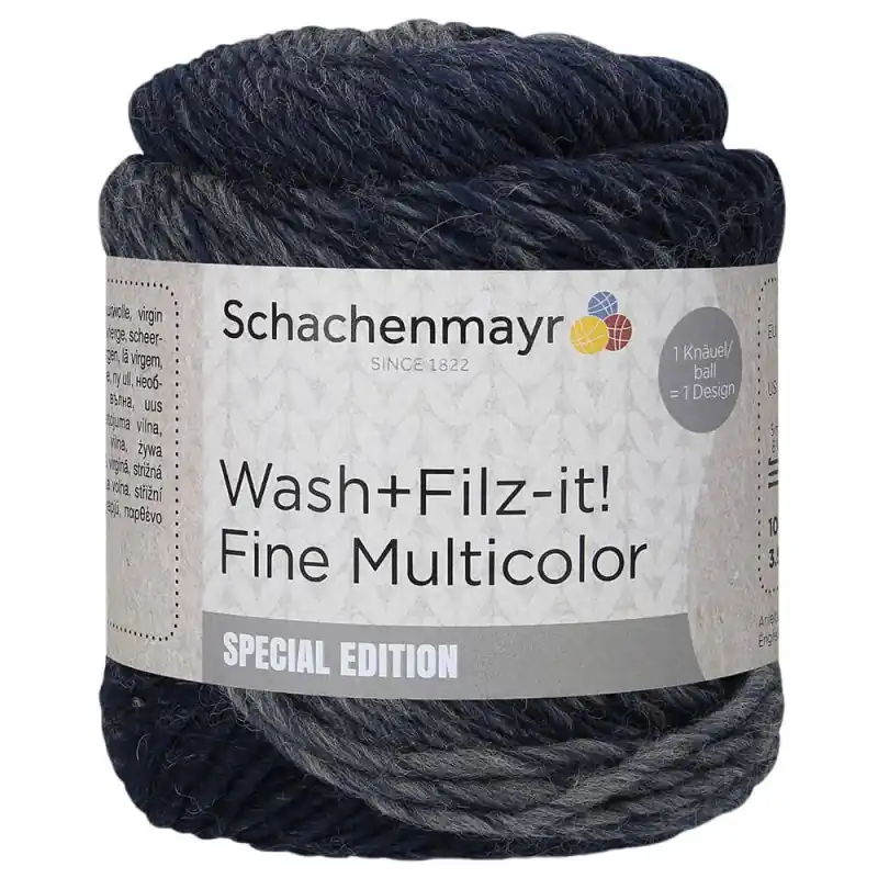 Schachenmayr Wash+Filz-it! Fine Multicolor Di Tendenza