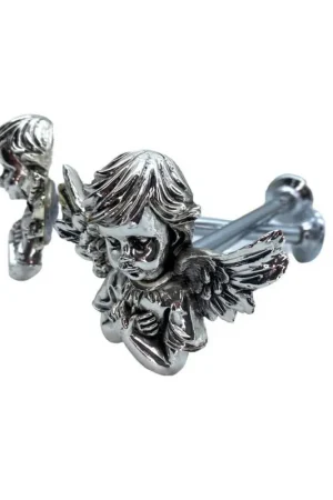 Ultima Occasione Coppia ferma tenda accessori per tenda acciaio modello angelo 15x8 cm