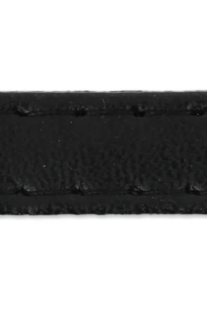 Sangle de sac en matière synthétique avec surpiqûres 10 mm Noir x 1m Affare