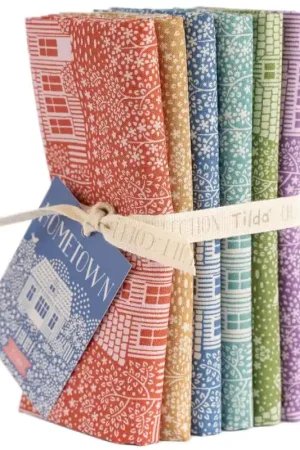Tilda Hometown Fat Quarter Bundle My Neighborhood, 5 fq 50 x 55 cm - Multicolor Super Prezzo