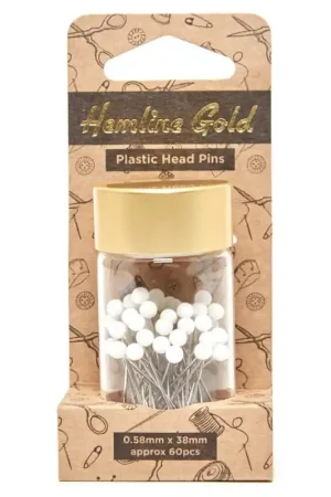 Spilli con testa plastica - Hemline Gold Pagamento Sicuro