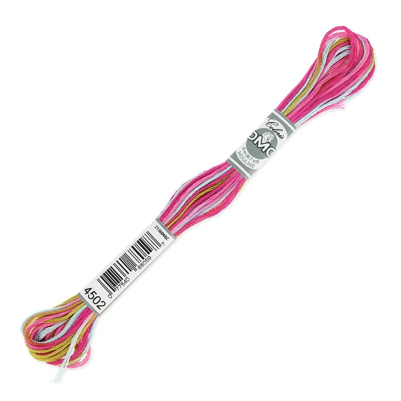 Fil à broder DMC Mouliné Coloris Multicolore Camélia (4502) x8m Offerta Speciale