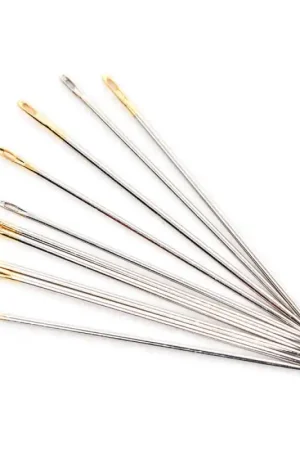 Aghi per patchwork e quilting cruna dorata Nº 8-10 - Hemline Gold Novità