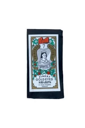 25 Aghi Cartina Princess Victoria Prym Misura N°3 Sharps Cruna Dorata Novità