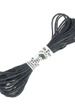 Fil à broder en soie pour broderie et couture - Soie d'Alger Gris Anthracite (3445) x5m Occasione Imperdibile